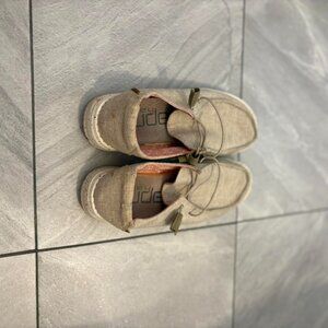 Women's Cream and White Footwear